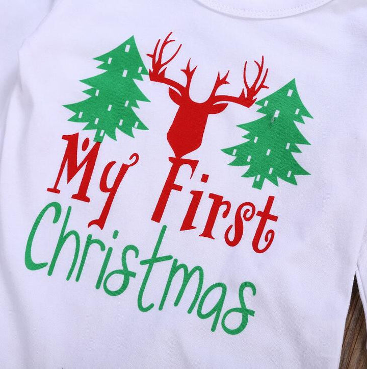 Baby Christmas Outfit Set: First-Christmas Photo Look