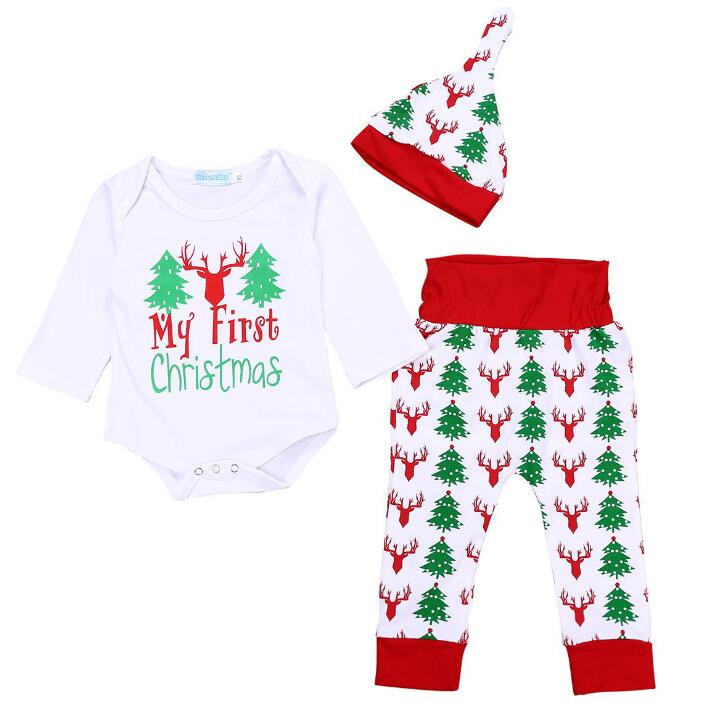 Baby Christmas Outfit Set: First-Christmas Photo Look