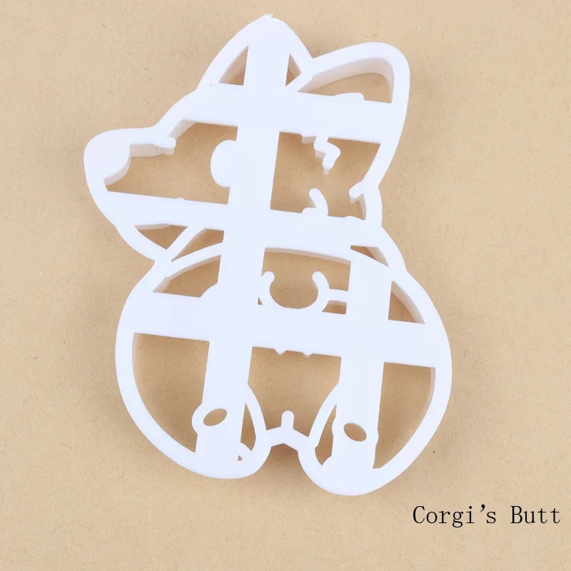 Corgi Cookie Cutter Set for Dog-Themed Birthday Baking