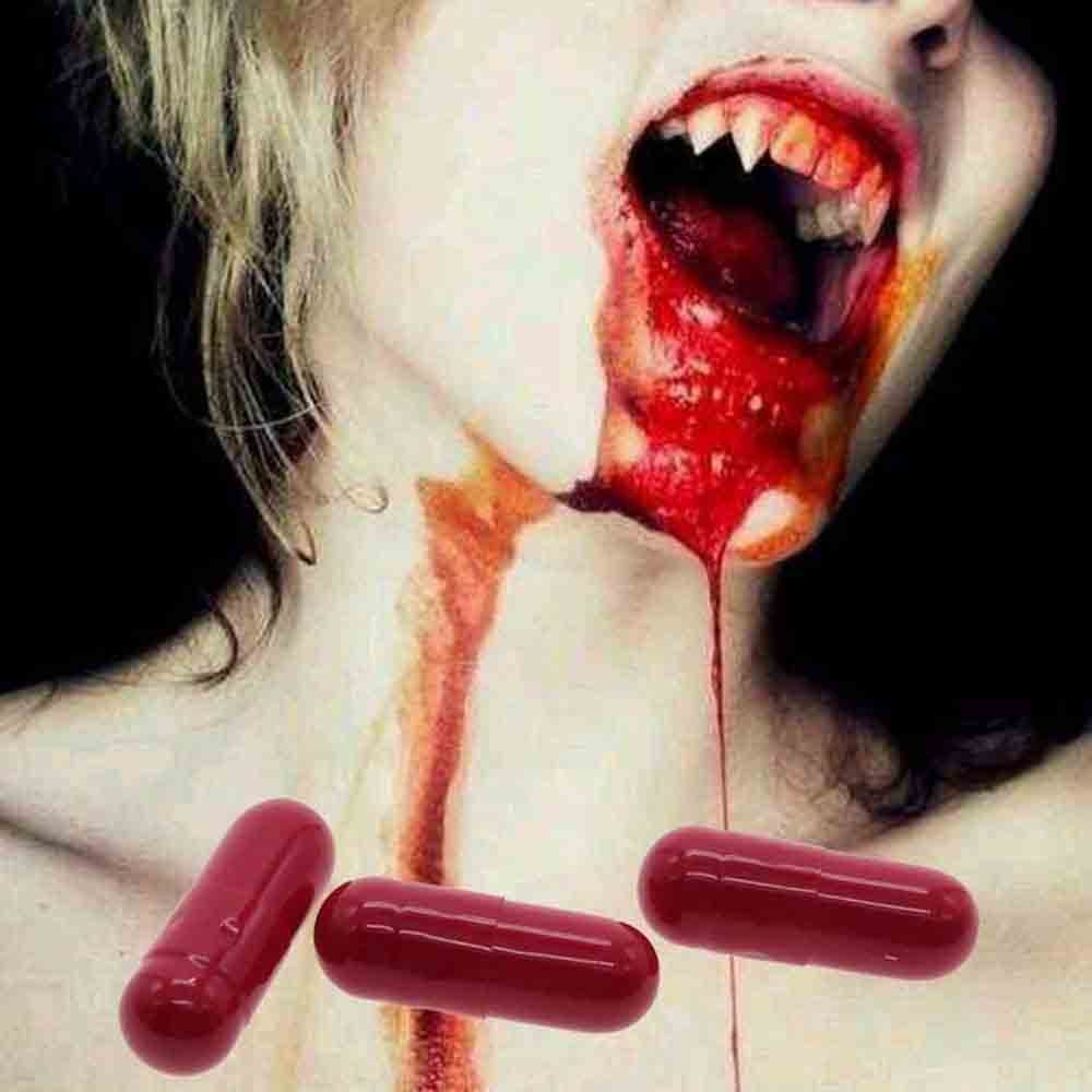 Fake Blood Capsules for Realistic Halloween Costume Effects