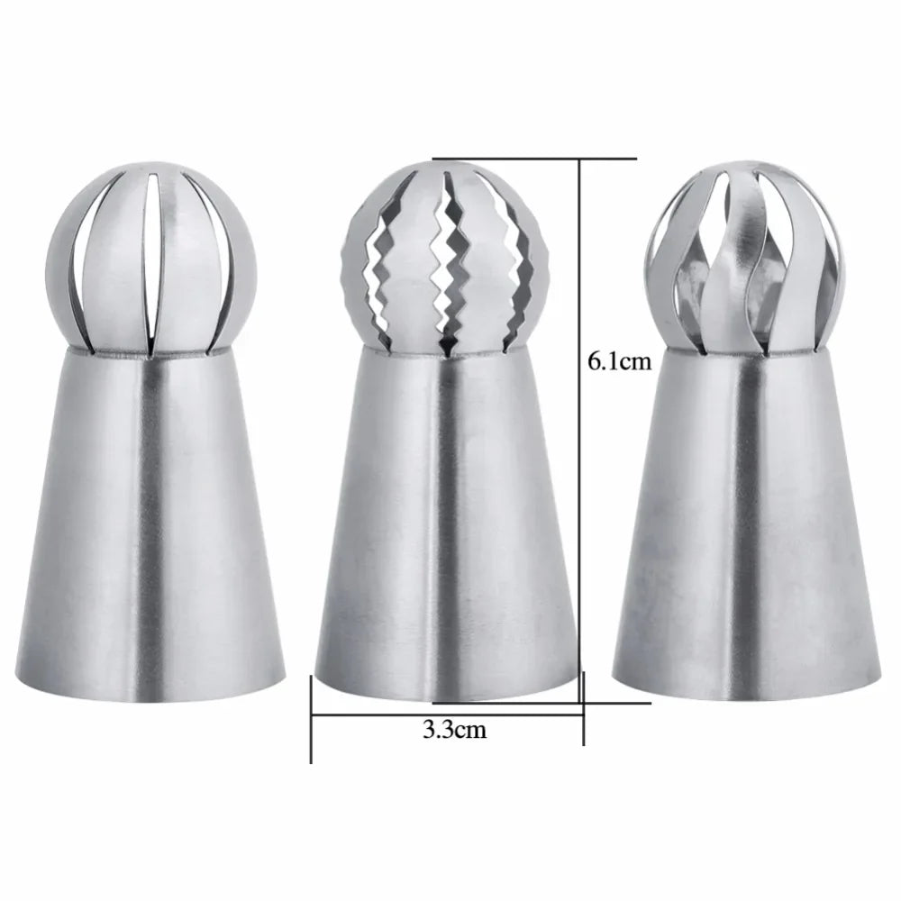 Russian Piping Tips Set for Ruffled Rose Cake Icing