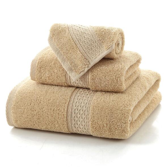 100% Cotton Bath Towel Set for Soft, Absorbent Drying