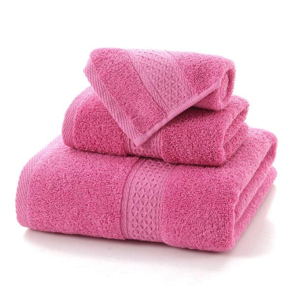 100% Cotton Bath Towel Set for Soft, Absorbent Drying