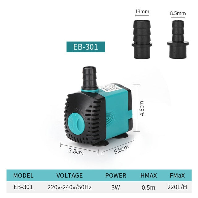 Adjustable Aquarium Water Pump – Ultra-Quiet Flow