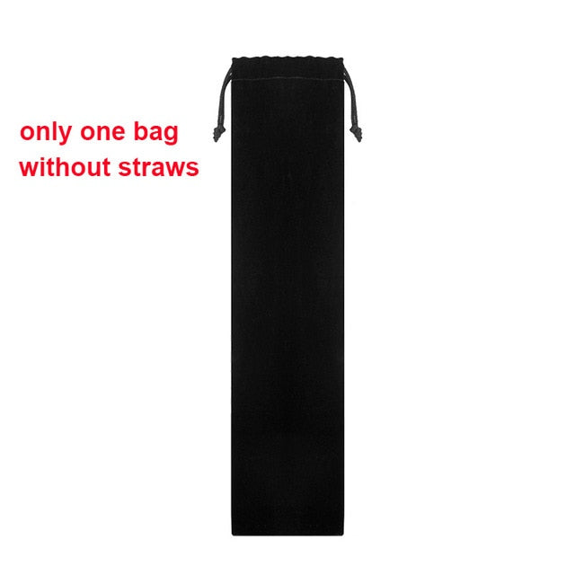 Reusable Metal Straws with Cleaner Brush for 20oz Tumblers
