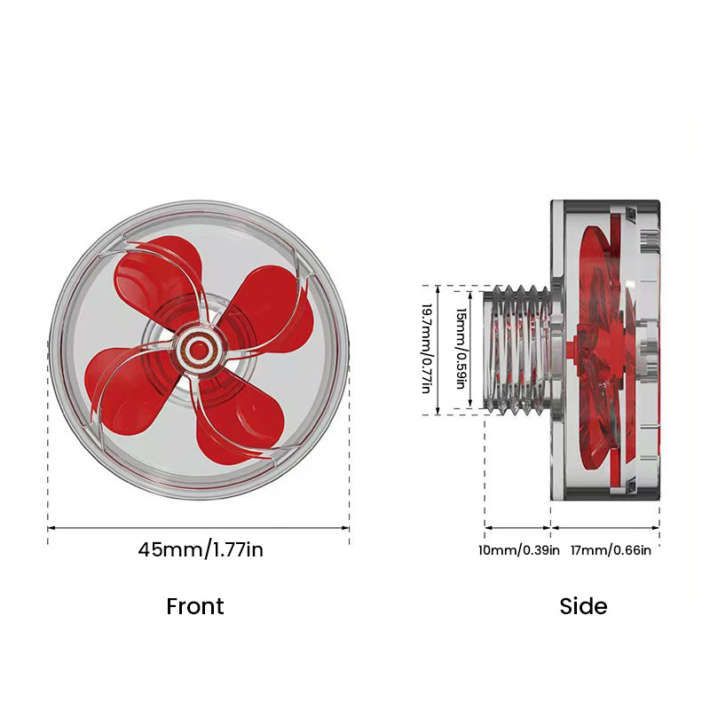 Aquarium Outlet Fan Kit for Better Water Circulation