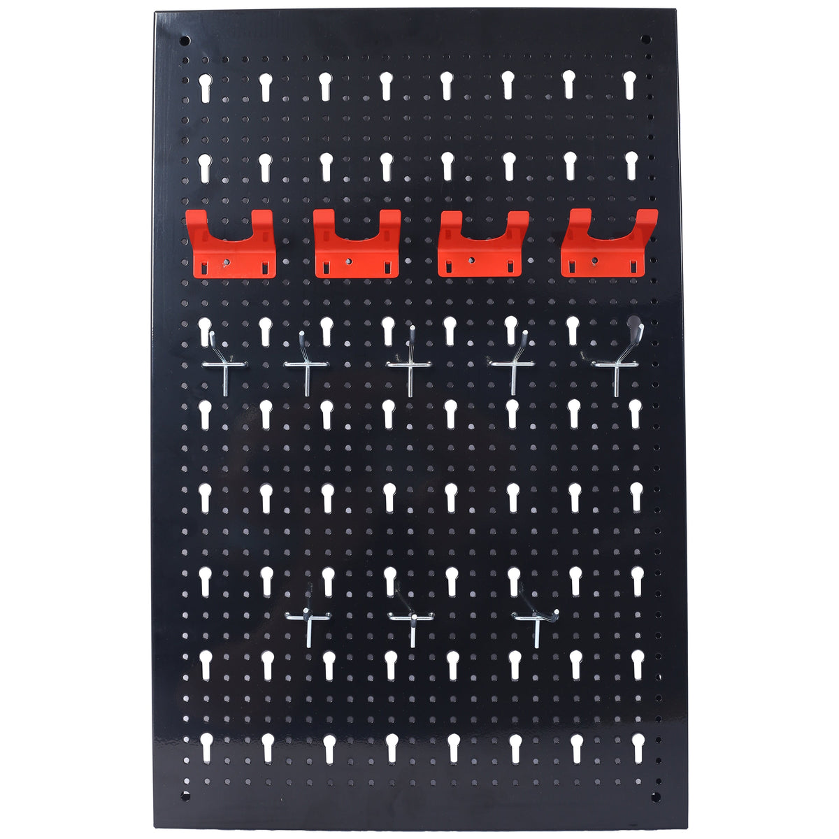 Metal Garage Pegboard Tool Rack, 4 ft Wall Organizer