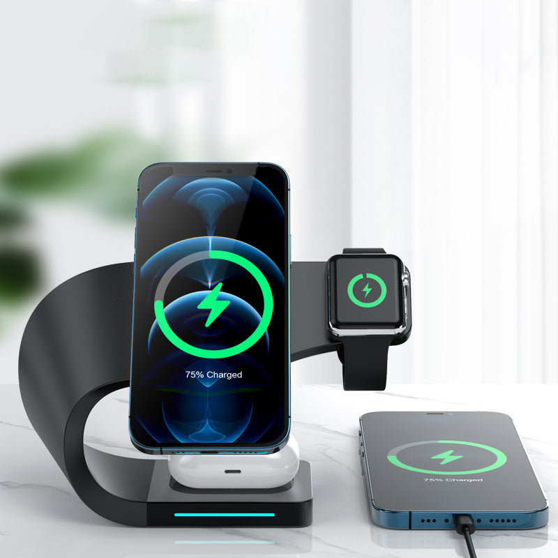 4-in-1 Magnetic Wireless Charger for iPhone & Watch