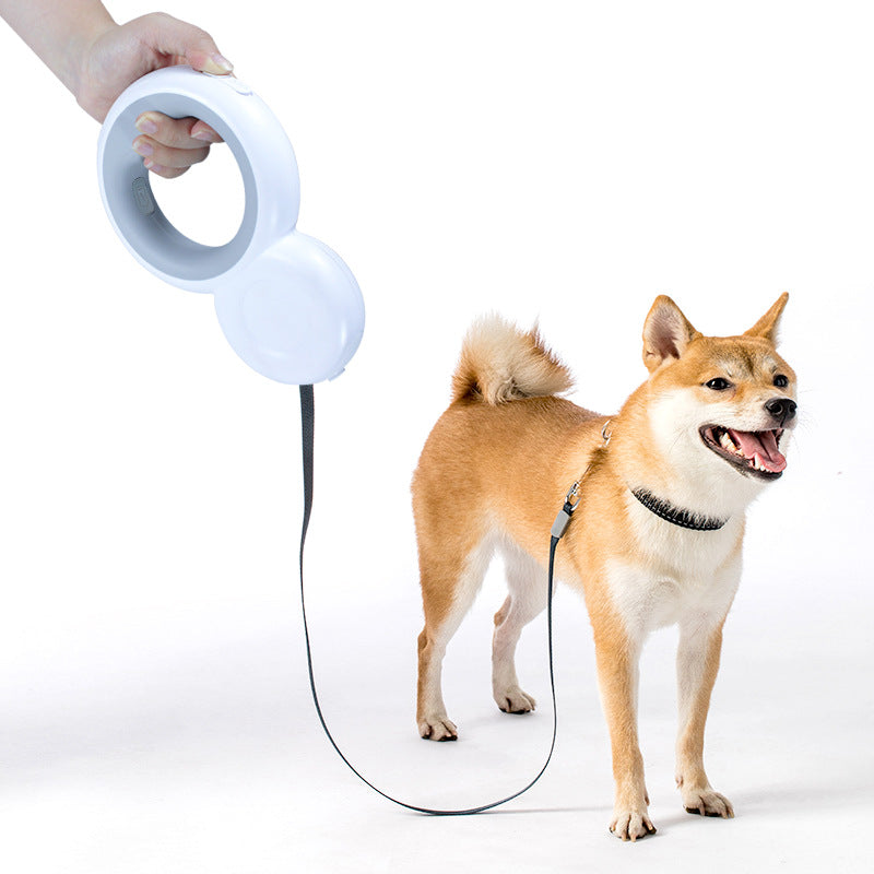 LED Retractable Dog Leash for Safer Evening Dog Walks