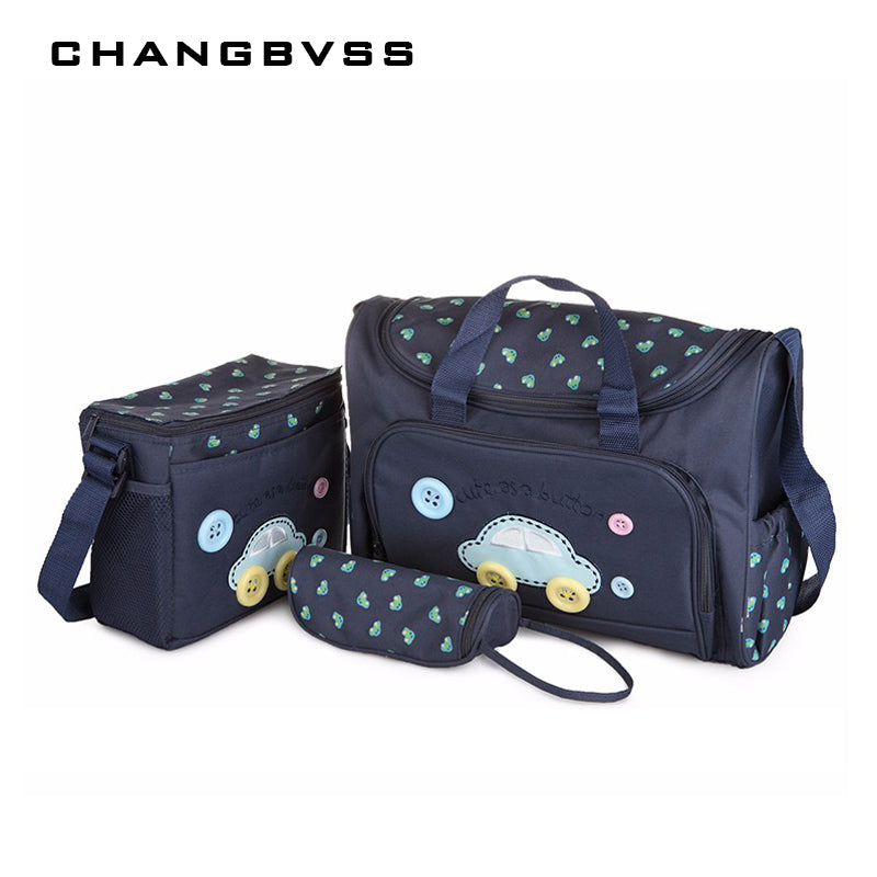 Baby Diaper Bag Set With Roomy, Organized Storage