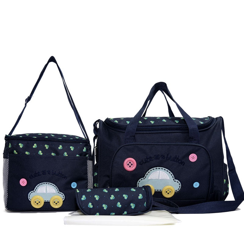 Baby Diaper Bag Set With Roomy, Organized Storage
