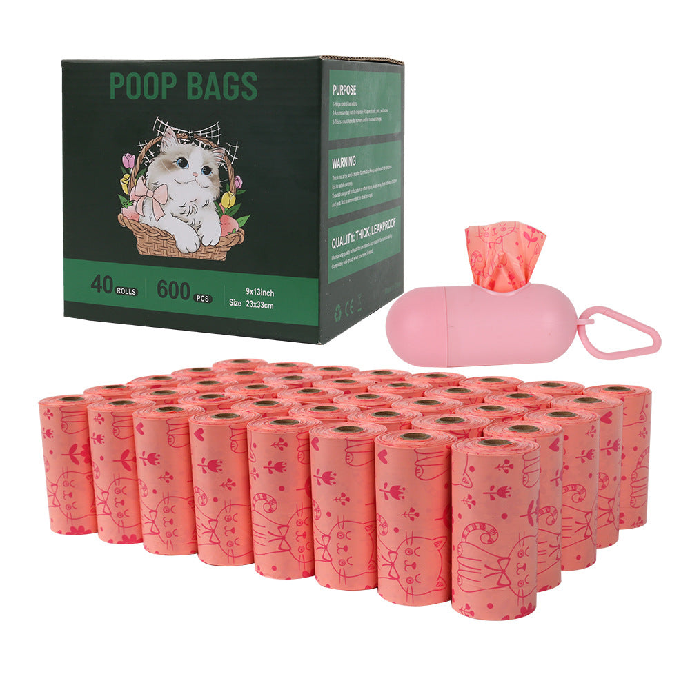 Dog Poop Bags, 600 Extra-Thick Leak-Resistant Rolls