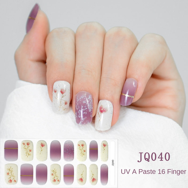 Semi-Cured UV Gel Nail Stickers — Salon Art in Seconds