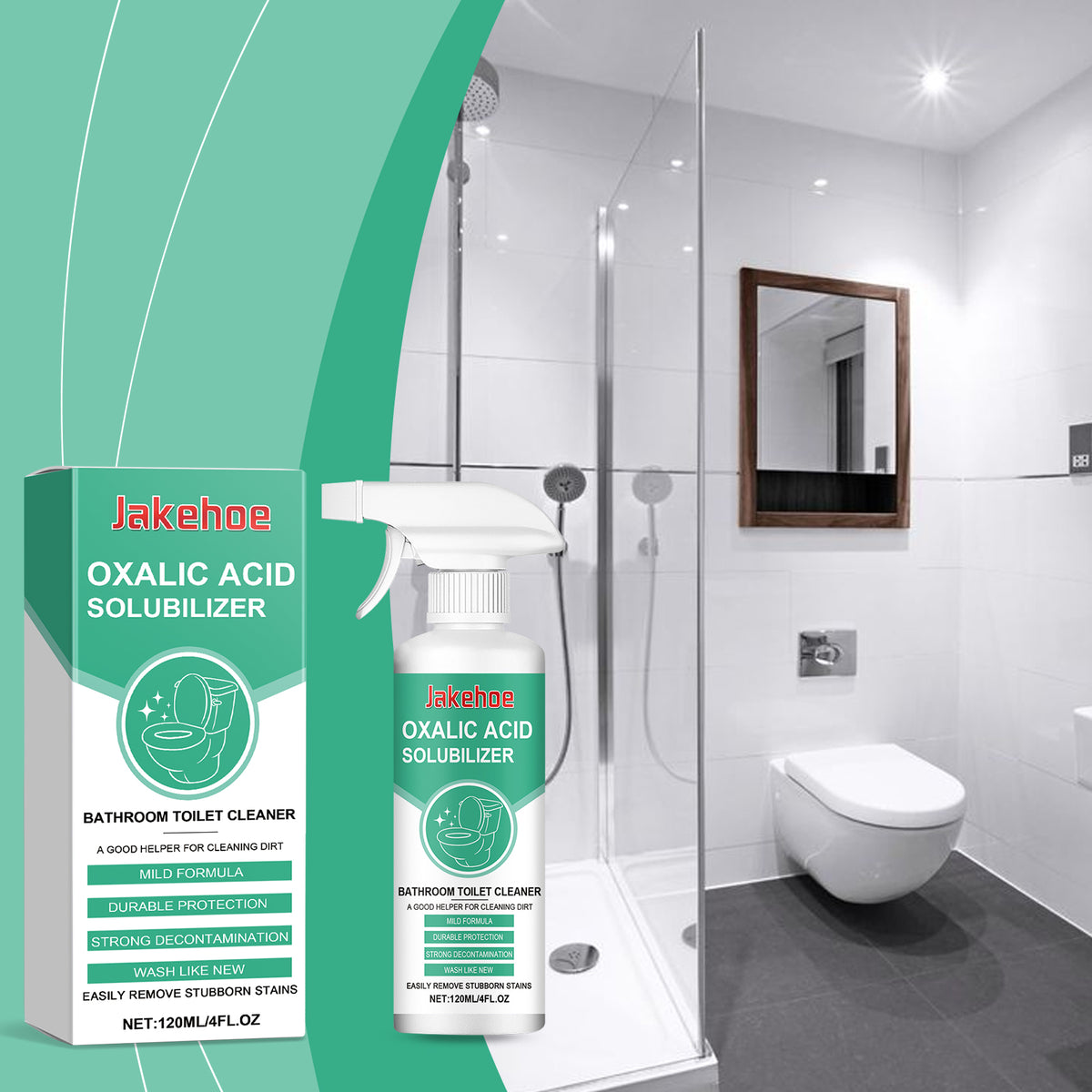 Bathroom Cleaner Spray for Stubborn Limescale Buildup