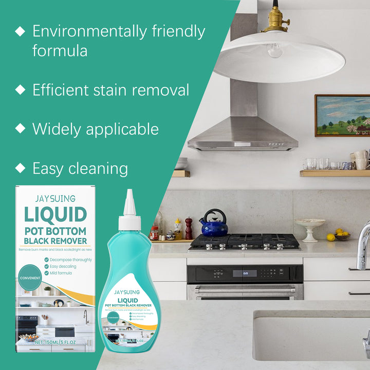 Kitchen Grease Cleaner for Shiny, Protected Pan Bottoms
