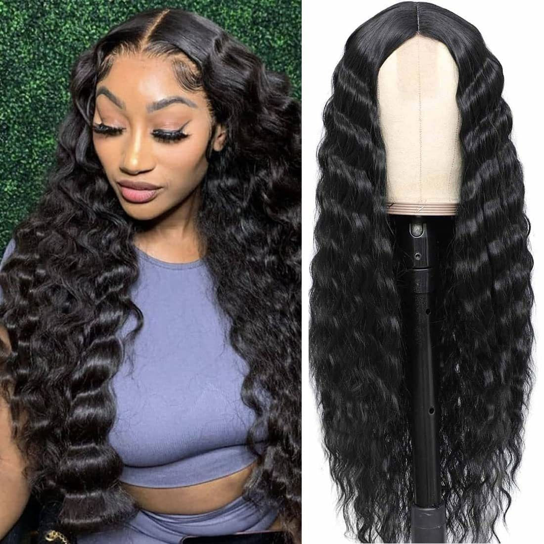 Deep Wave Lace Wig for Long, Voluminous Glamour Looks