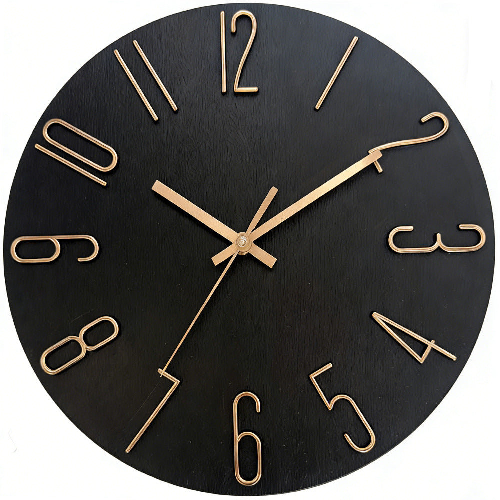 12-Inch Decorative Wall Clock for Clear, Stylish Time