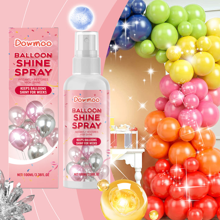 Balloon Shine Spray for Instant High-Gloss Party Decor