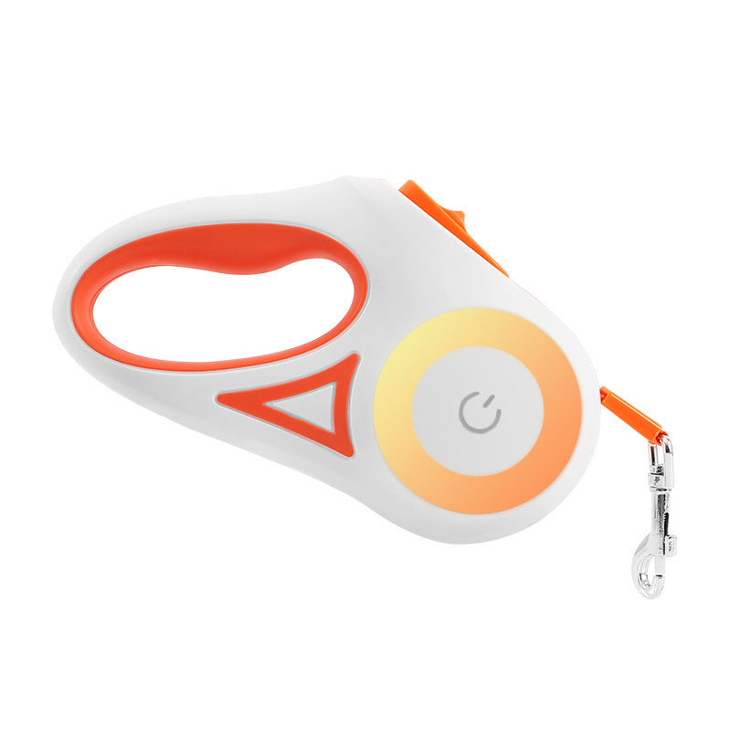 LED Retractable Dog Leash for Safer Nighttime Walks