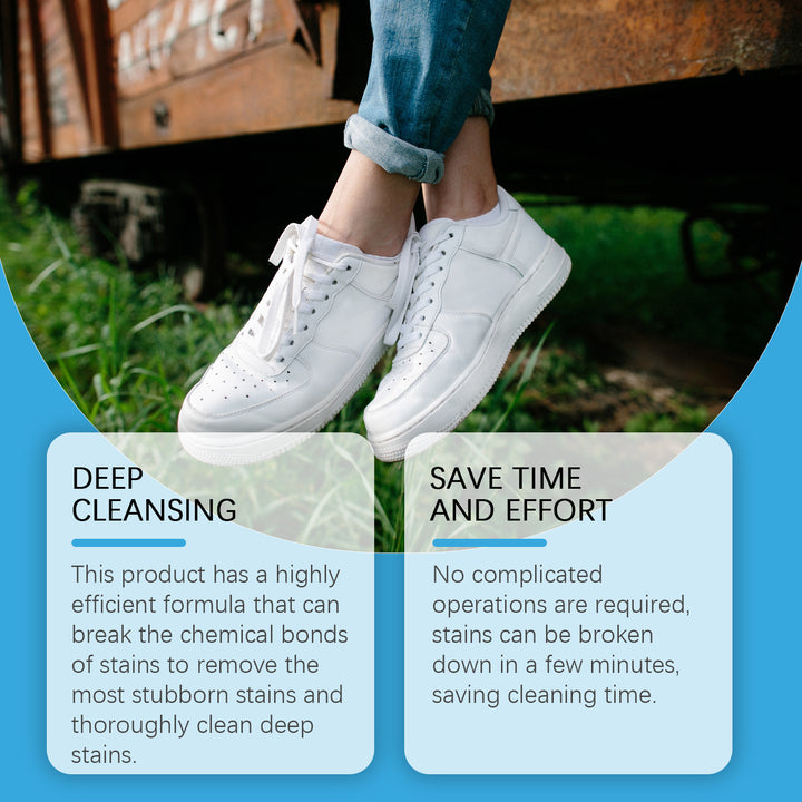 Shoe Cleaner Foam for White Sneakers & Yellow Edges