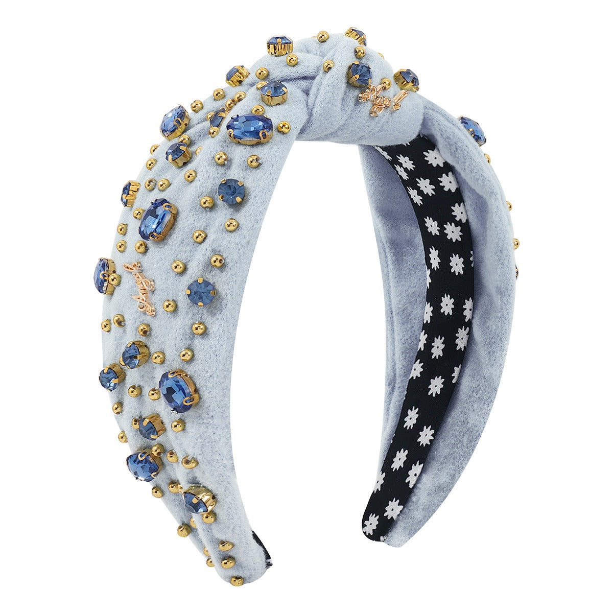 Padded Headband for Bold, Jewel-Embellished Style