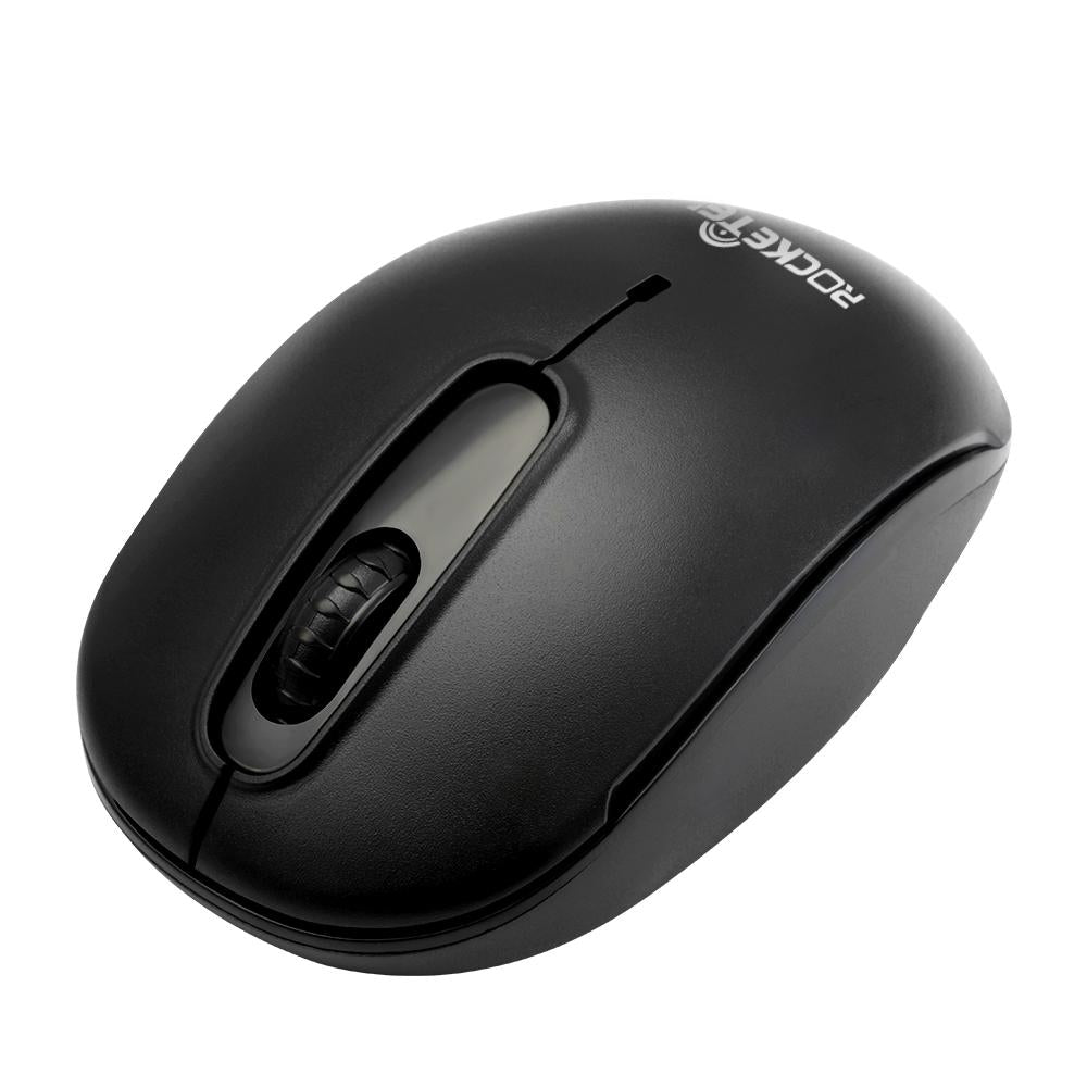 Compact Wireless Ergonomic Mouse, 2.4GHz USB Receiver