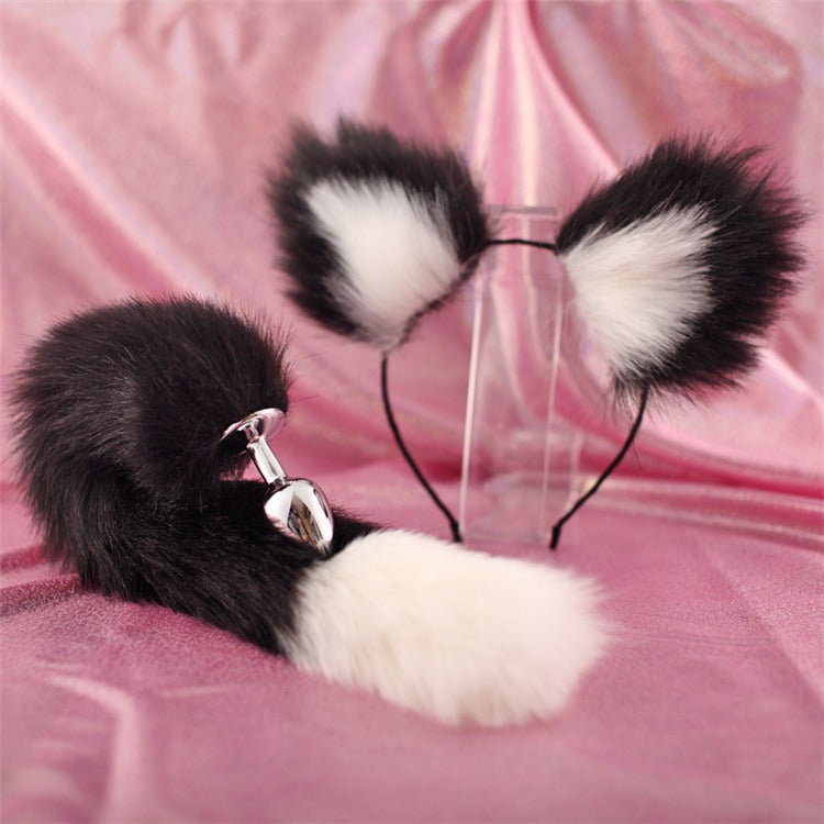 Cat Tail Costume Accessory Set With 40cm Matching Ears