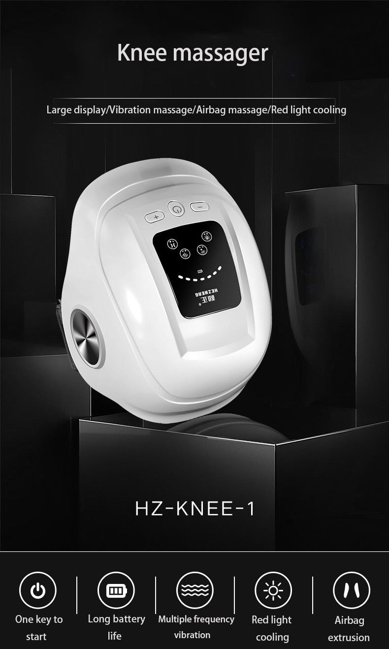 Knee Massager: Hot Compress & EMS for Joint Pain Relief