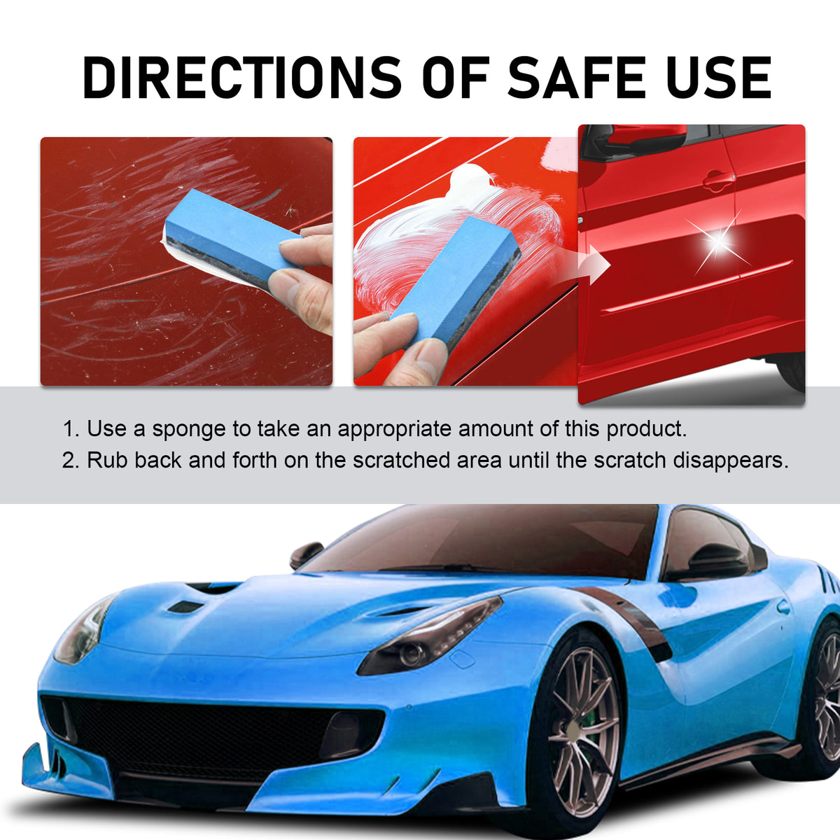 Car Scratch Repair Polish Paste for Scuff Marks