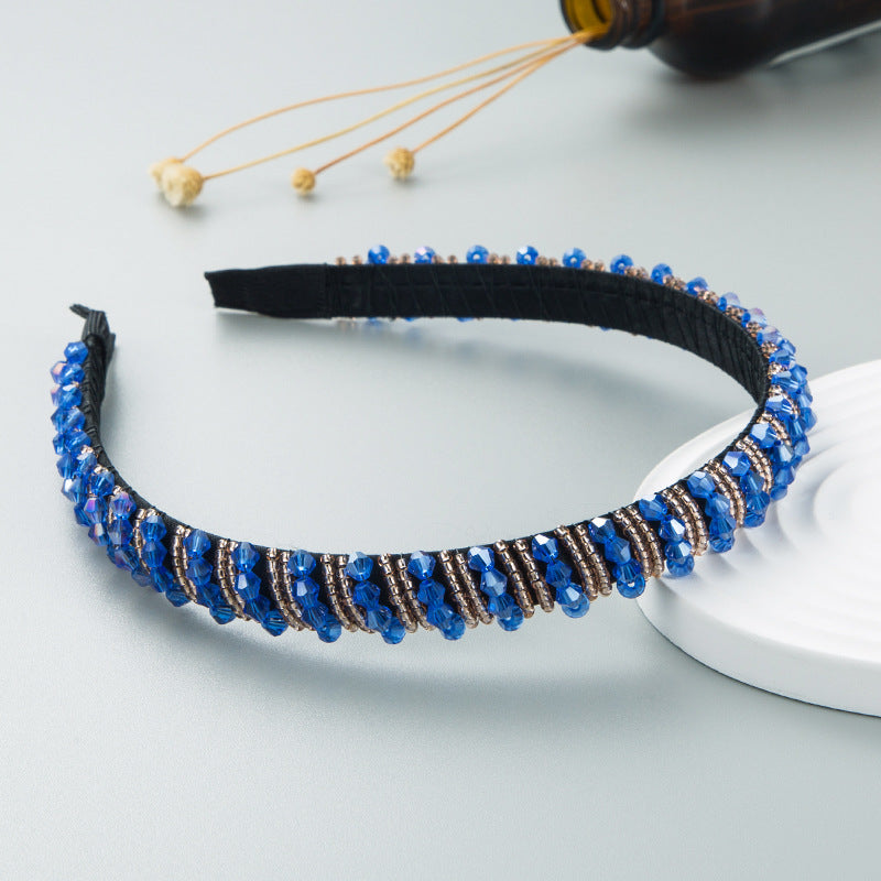 Beaded Headband for Colorful Statement Hair Styling