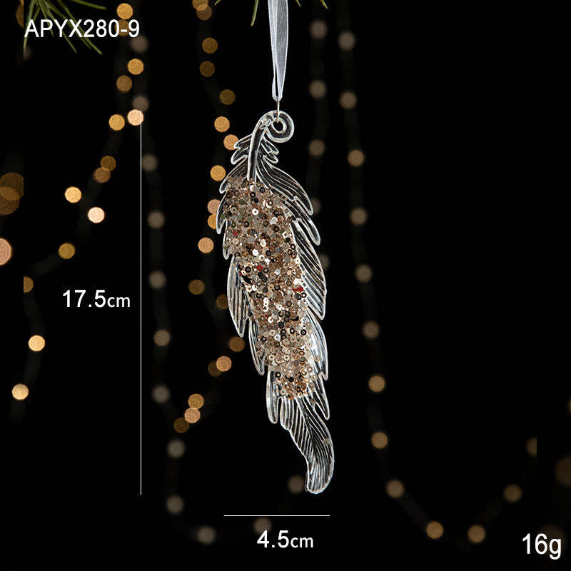 Acrylic Christmas Ornaments for Sparkling Tree Decor