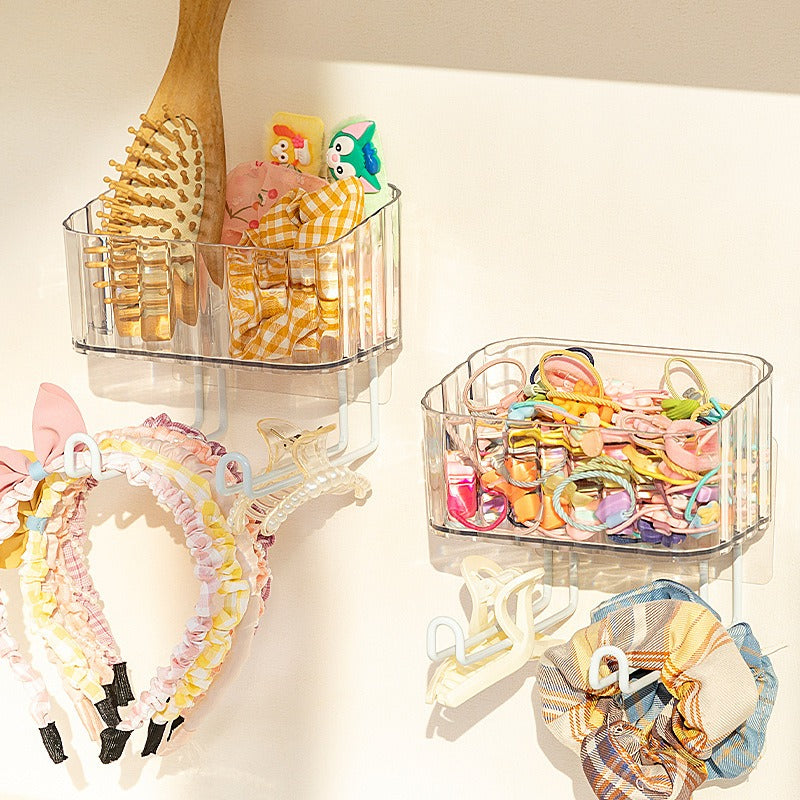 Kids Hair Accessory Wall Organizer, No-Drill Storage