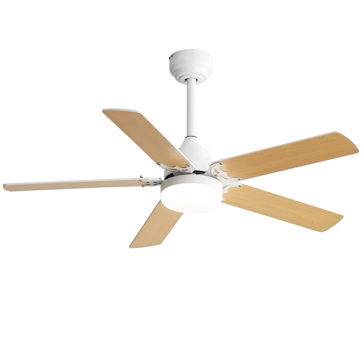 42 Inch Modern Ceiling Fan with Dimmable LED Light