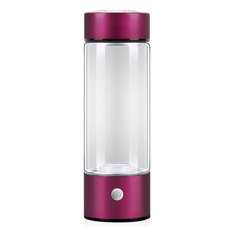 Portable Hydrogen Water Bottle 420ml, USB Rechargeable