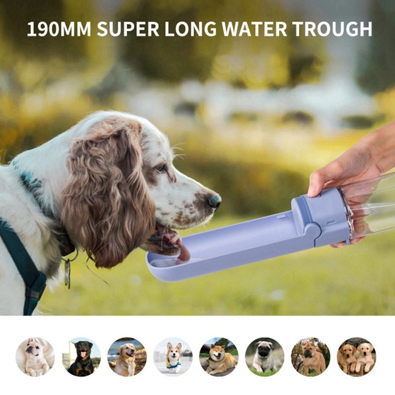420ML Portable Dog Water Bottle for Easy Outdoor Hydration