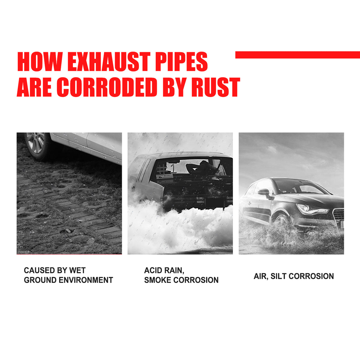 Exhaust Pipe Cleaner for Rust, Soot & Metal Shine