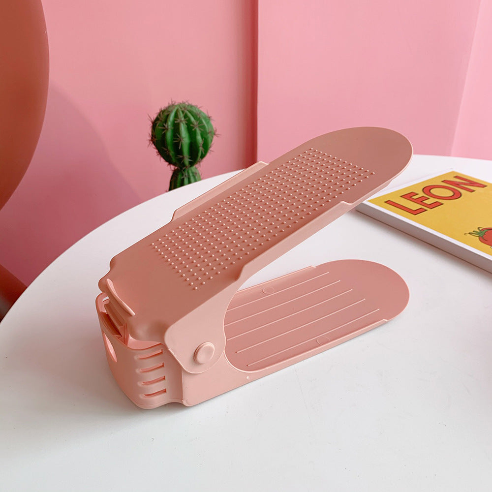 Shoe Rack, Adjustable Double-Layer for Small Spaces
