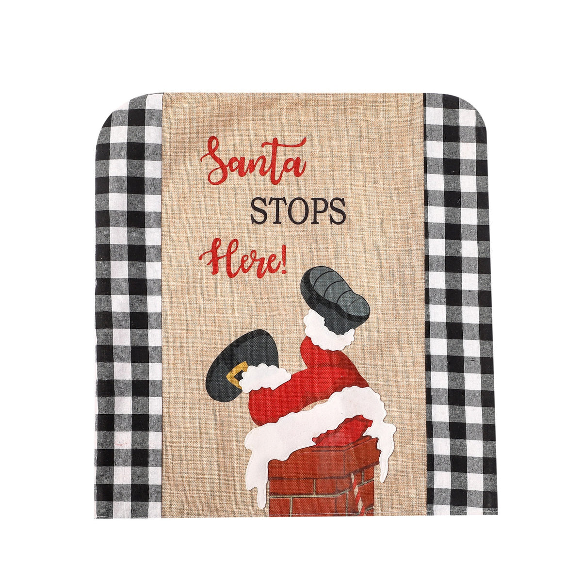 Christmas Chair Back Covers – Santa Holiday Decor