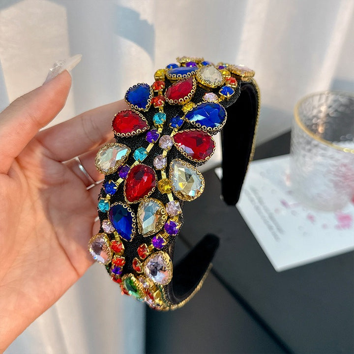 Jeweled Statement Headband for Glamorous Occasion Hair