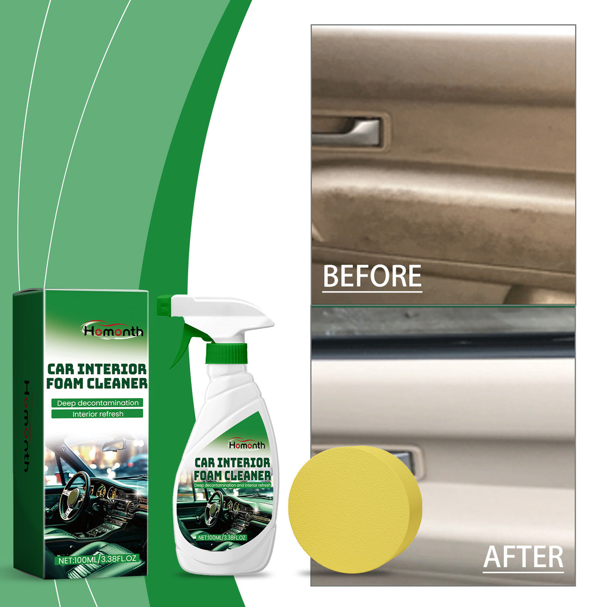 Car Interior Foam Cleaner for Deep, Fresh Surfaces