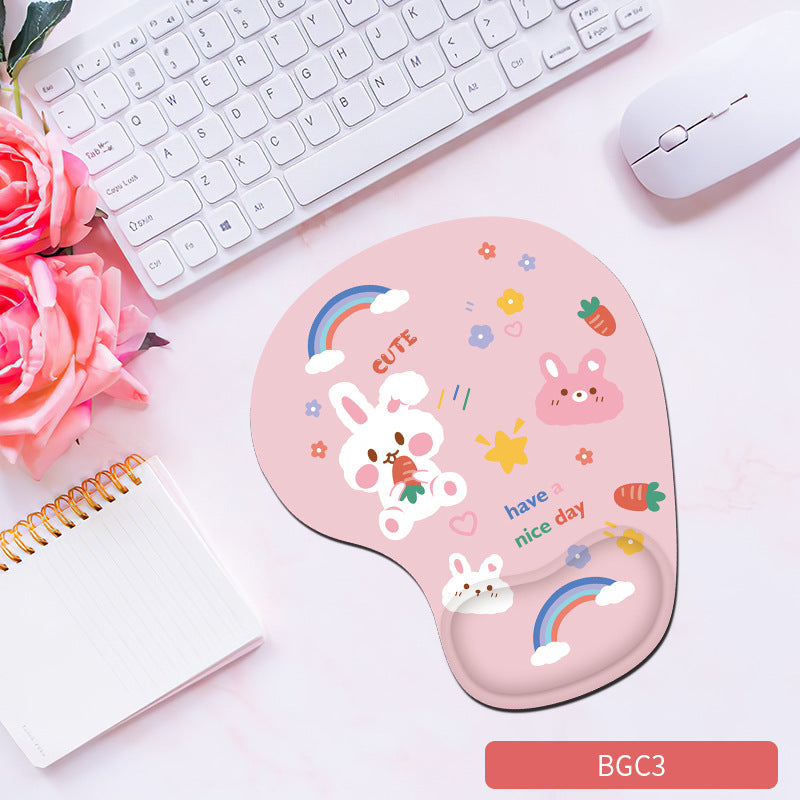 Silicone Wrist Mouse Pad with Cushioned Wrist Support