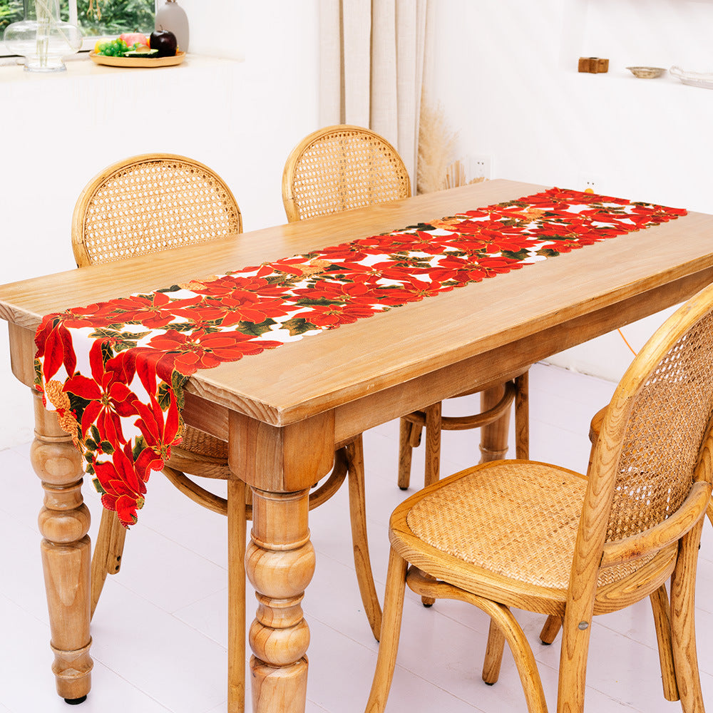 Christmas Table Runner | Festive Holiday Dining Decor