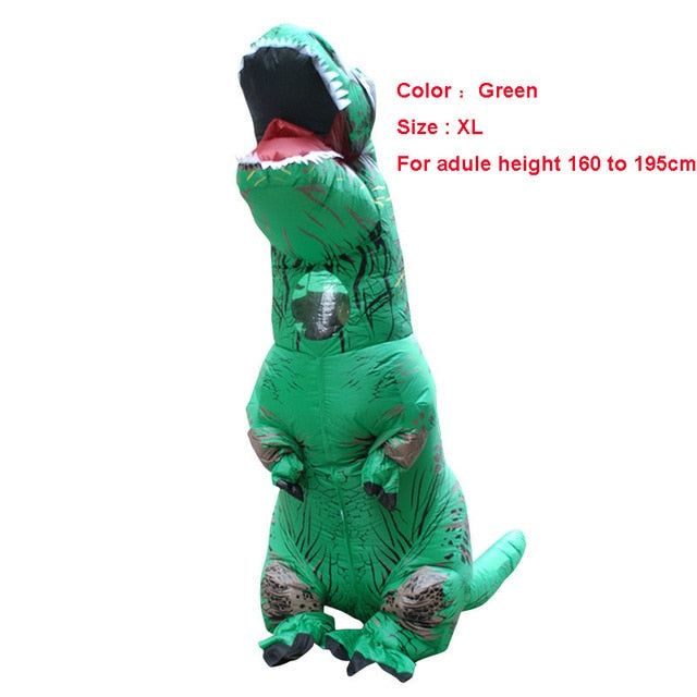 Adult T-Rex Inflatable Costume for Halloween Parties