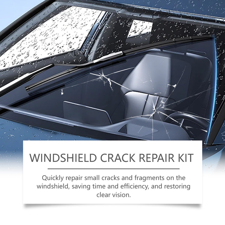 Windshield Repair Kit for Small Cracks, Chips & Clarity