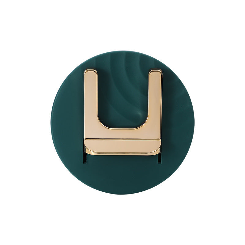 Punch-Free Foldable Hair Dryer Holder for Bathroom Wall