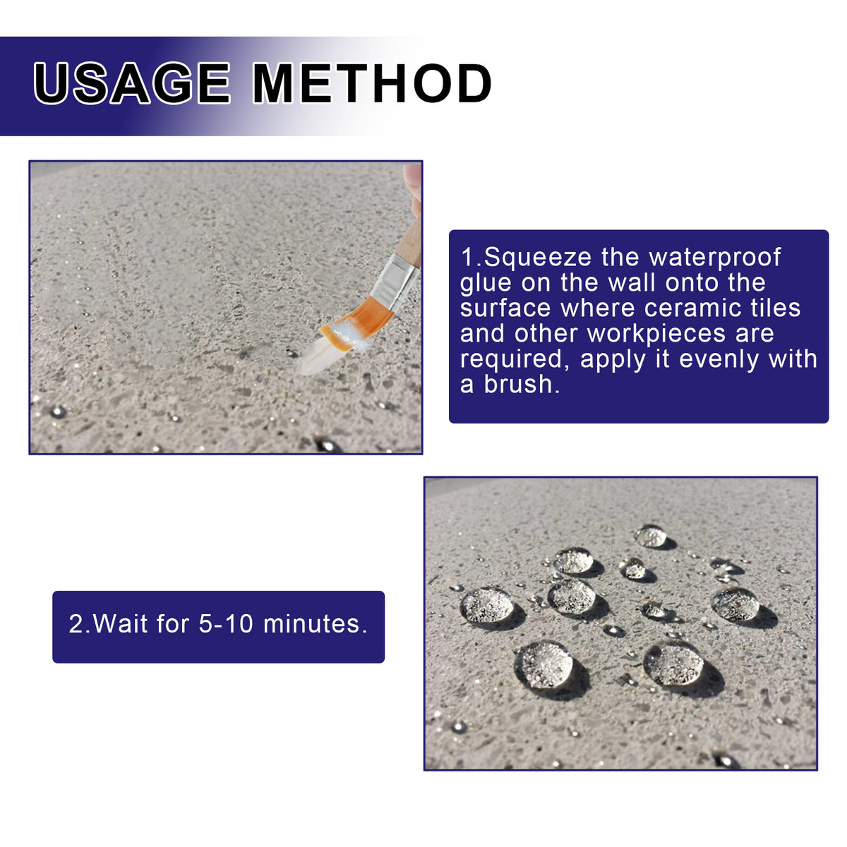 Invisible Waterproof Repair Coating for Small Leaks