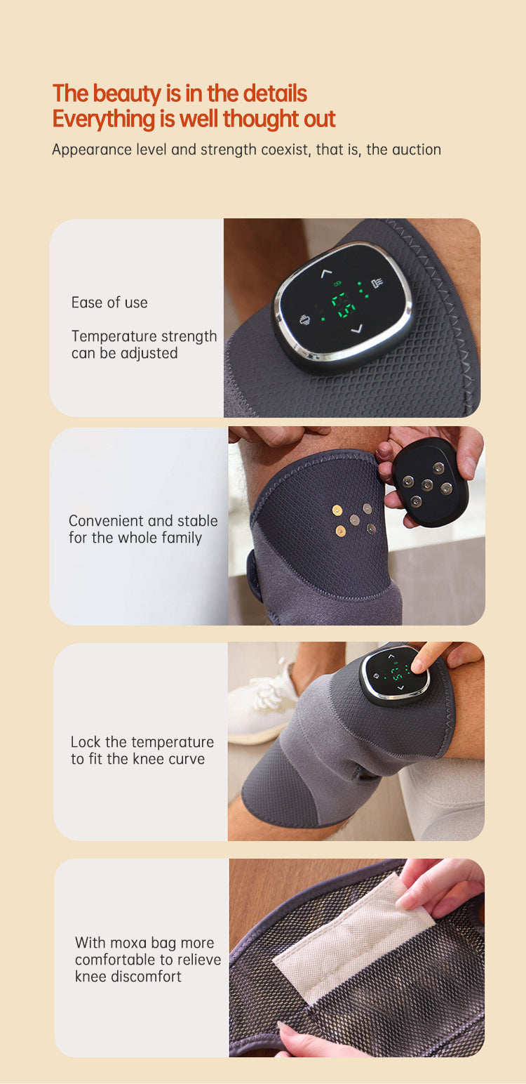 Heated Knee Brace Wrap — Far-Infrared Pain Relief