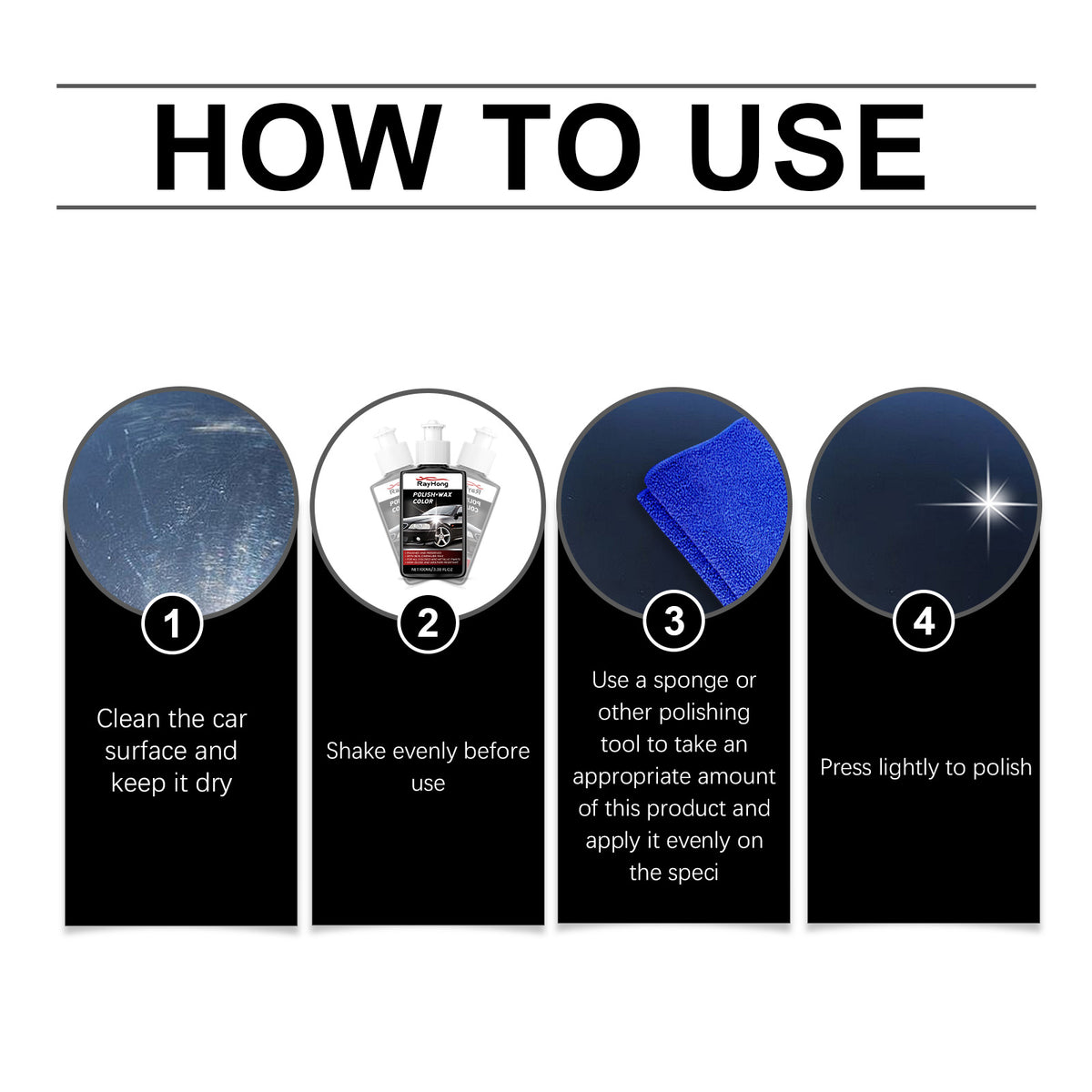 Car Polish and Wax for Glossy, Weather-Resistant Paint