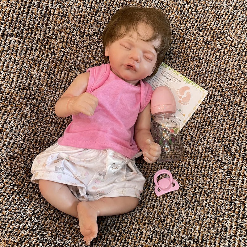 45cm Reborn Doll With Lifelike Sleeping Newborn Details