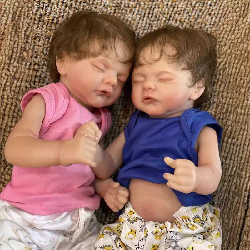 45cm Reborn Doll With Lifelike Sleeping Newborn Details
